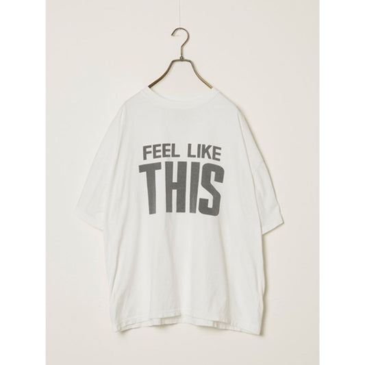 【予約商品】REMI RELIEF 	 RN30389150  HARD SP加工20/-天竺BIGサイズT(FEEL LIKE THIS) 26ss