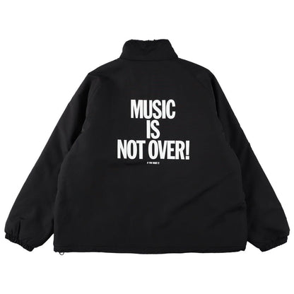 ISNESS MUSIC MUSIC IS NOT OVER! REVERSIBLE FLEECE JACKET