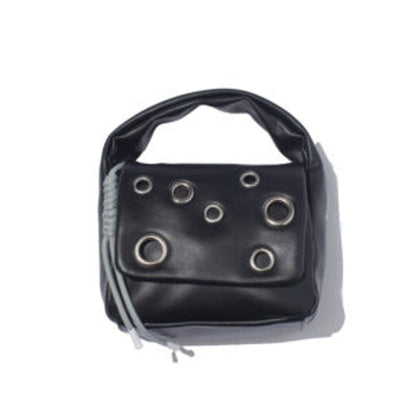 F/CE. TECH LEATHER EYELET MINI POACH