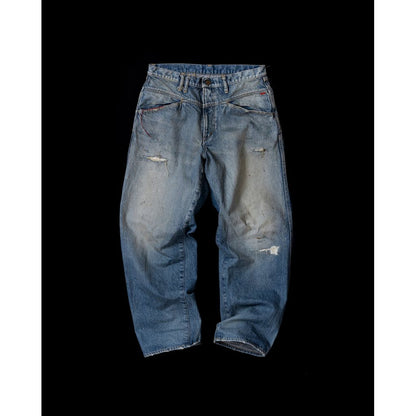 ANACHRONORM FRONT YORK REMAKED DENIM PANTS INDIGO (REMAKE)