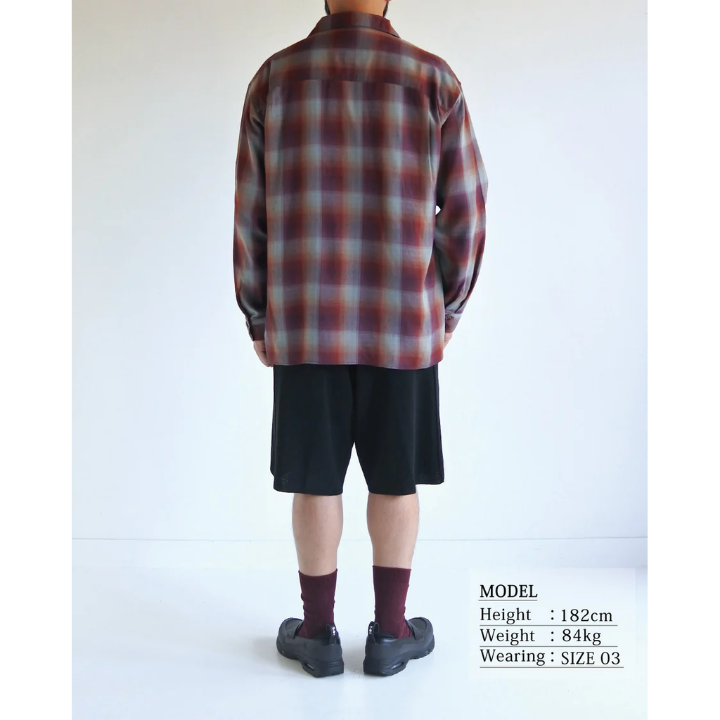 ANACHRONORM RELUX OPEN COLOR CHECK SHIRTS