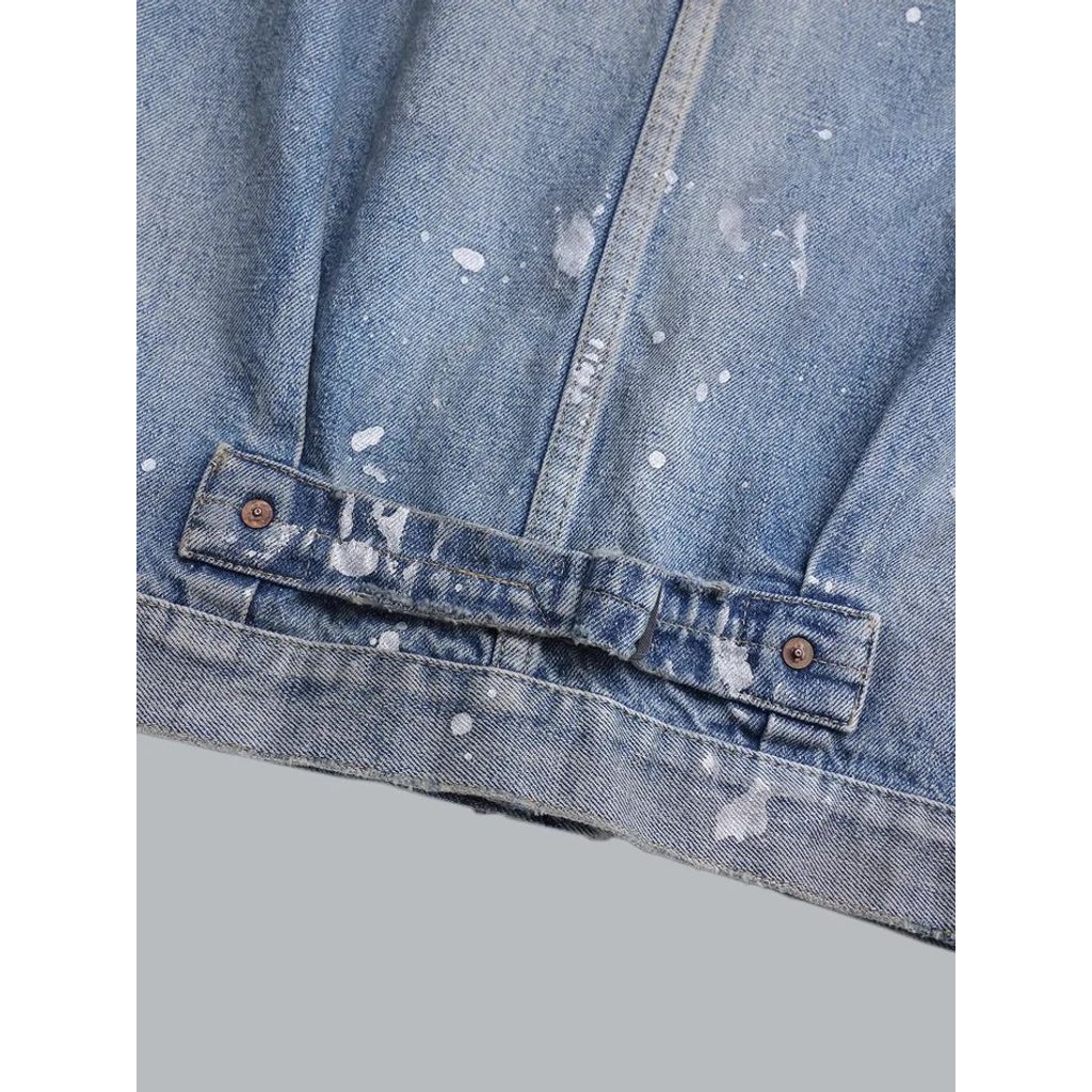 New Manual T-BACK DENIM JACKET
