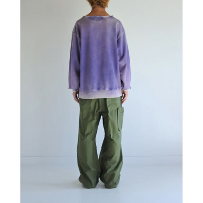 ANACHRONORM MANCHESTER PRINTED CUT-OFF SWEAT PARKA