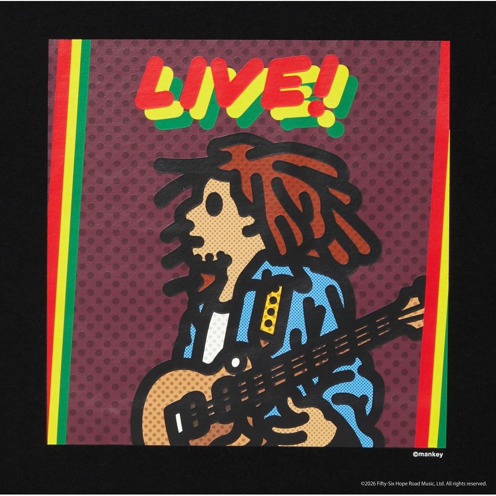 CITY COUNTRY CITY CITY COUNTRY CITY x BOB MARLEY_COTTON T-SHIRT_LIVE!