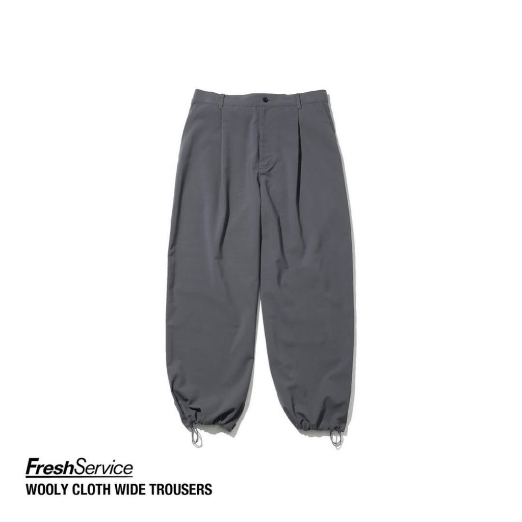 FreshSevice "WOOLY CLOTH WIDE TROUSERS"