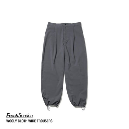 FreshSevice "WOOLY CLOTH WIDE TROUSERS"