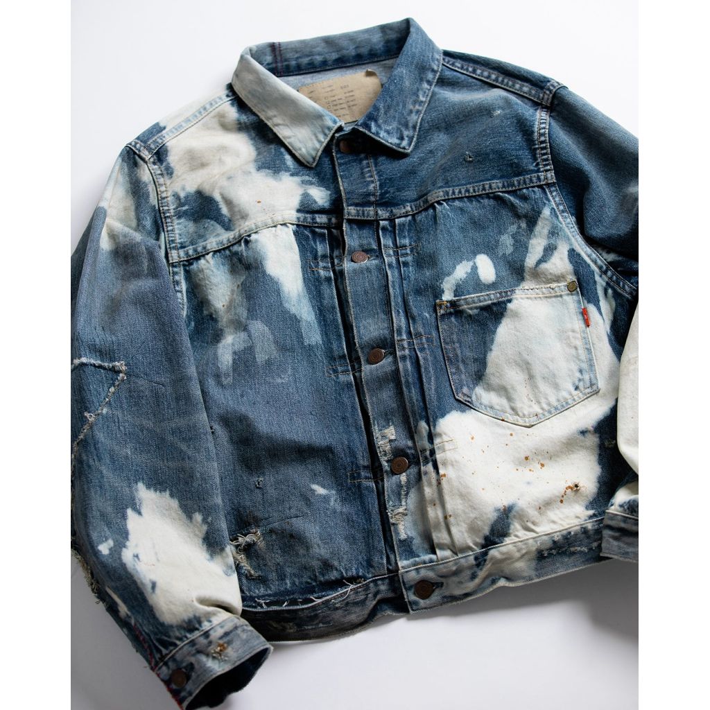 ANACHRONORM HARD REMAKED FRONT TUCK DENIM JACKET INDIGO (REMAKE)