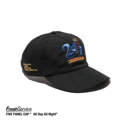 FreshService FIVE PANEL CAP "All Day All Night"