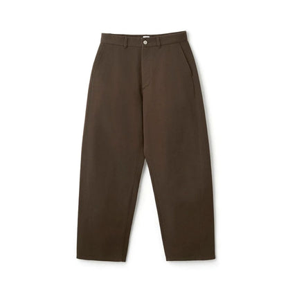ORCIVAL OR-E0301MRD-R Men's Cotton Dry Twill Wide Curve Pants 26aw