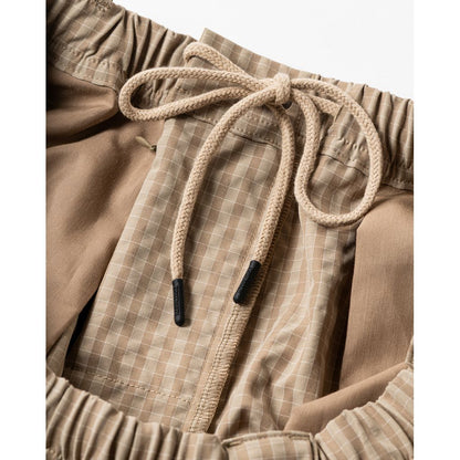 TIGHTBOOTH RIPPLE PLAID BALLOON PANTS