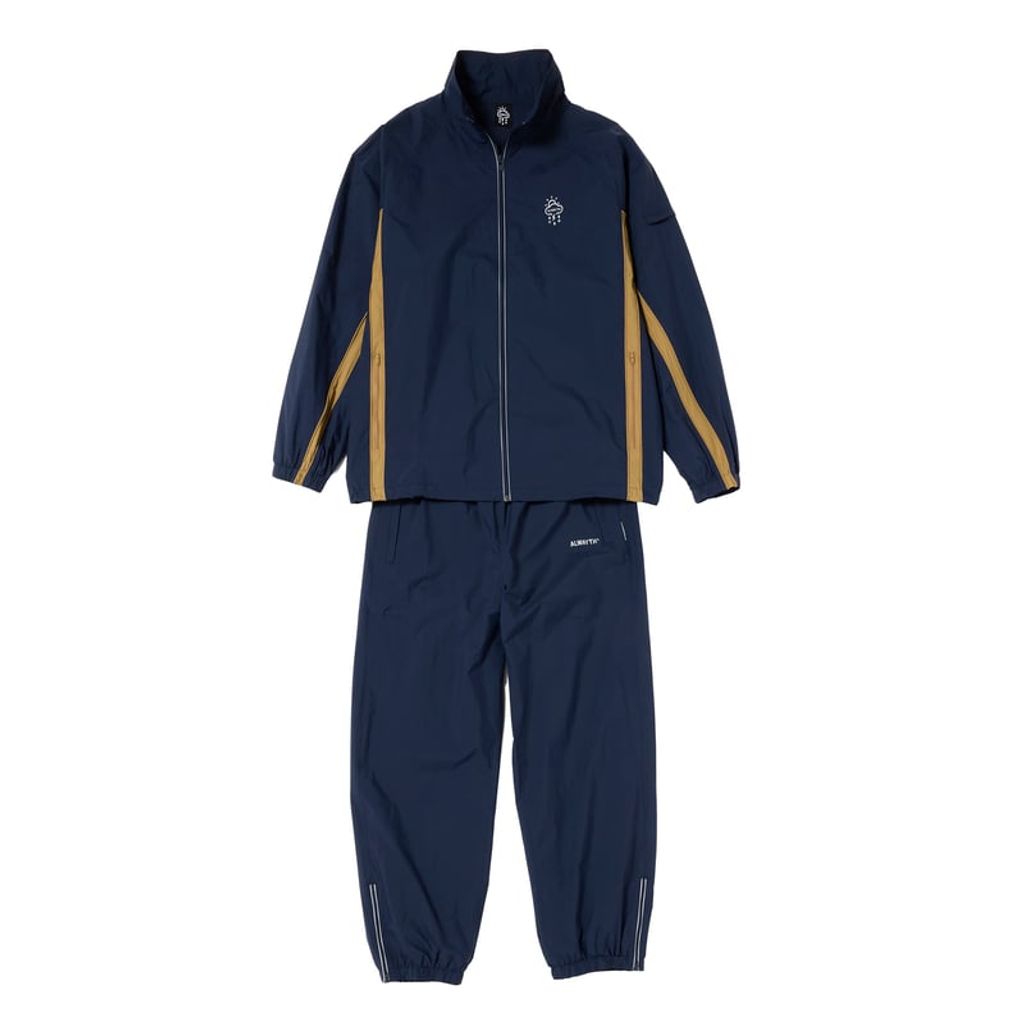ALWAYTH / TRAINING JACKET ＆ PANTS SET / REFLECT PRINTED / NAVY