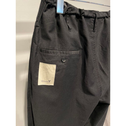 Ground Y   COTTON TWILL WAIST DRAWSTRING PANTS