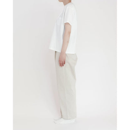 YAECA STOCK  Short Sleeve Tubular T-shirts With Pocket