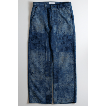 FDMTL BORO JAQUARD WIDE PANTS RINSE