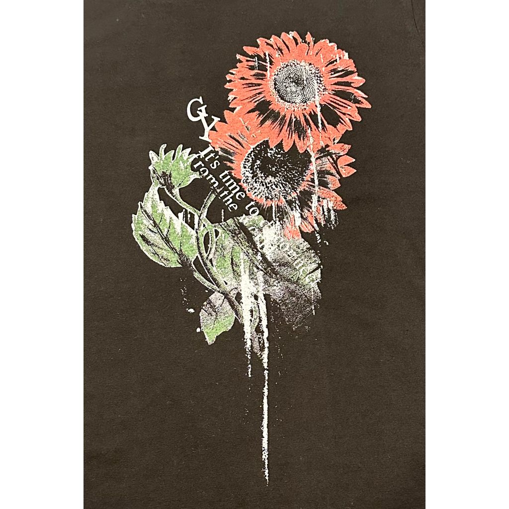 Ground Y JERSEY SUNFLOWER T-SHIRT
