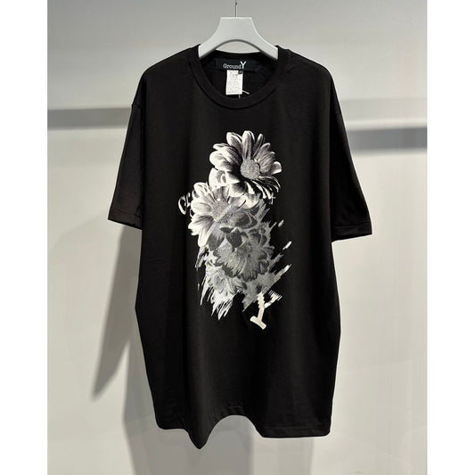 Ground Y JERSEY FLOWER T-SHIRT