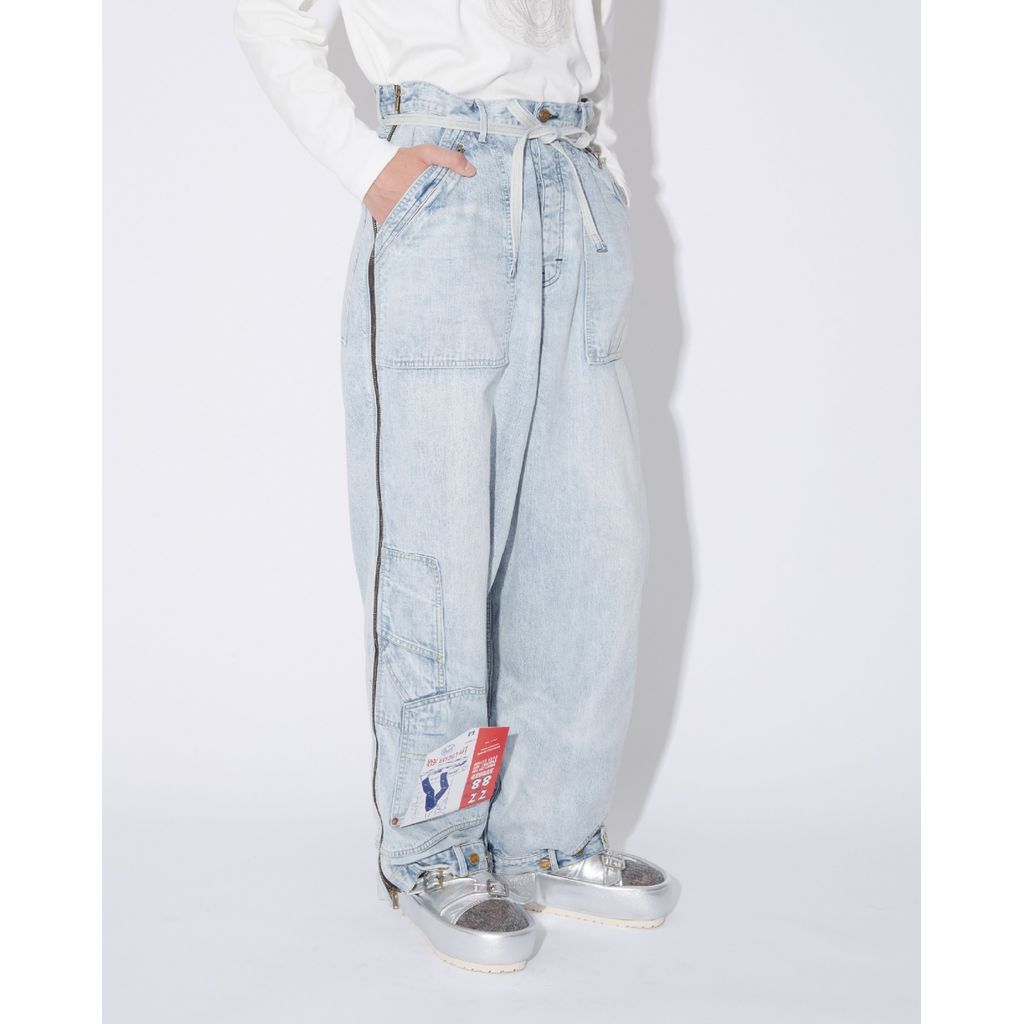 beautiful people Lee double-end denim 91-B/logger pants bleach