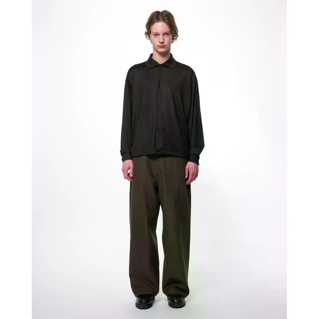 marka  Super 100s Washable Wool Jersey / Shirt Cardigan