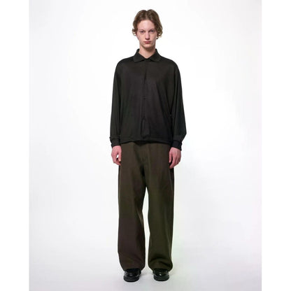 marka  Super 100s Washable Wool Jersey / Shirt Cardigan