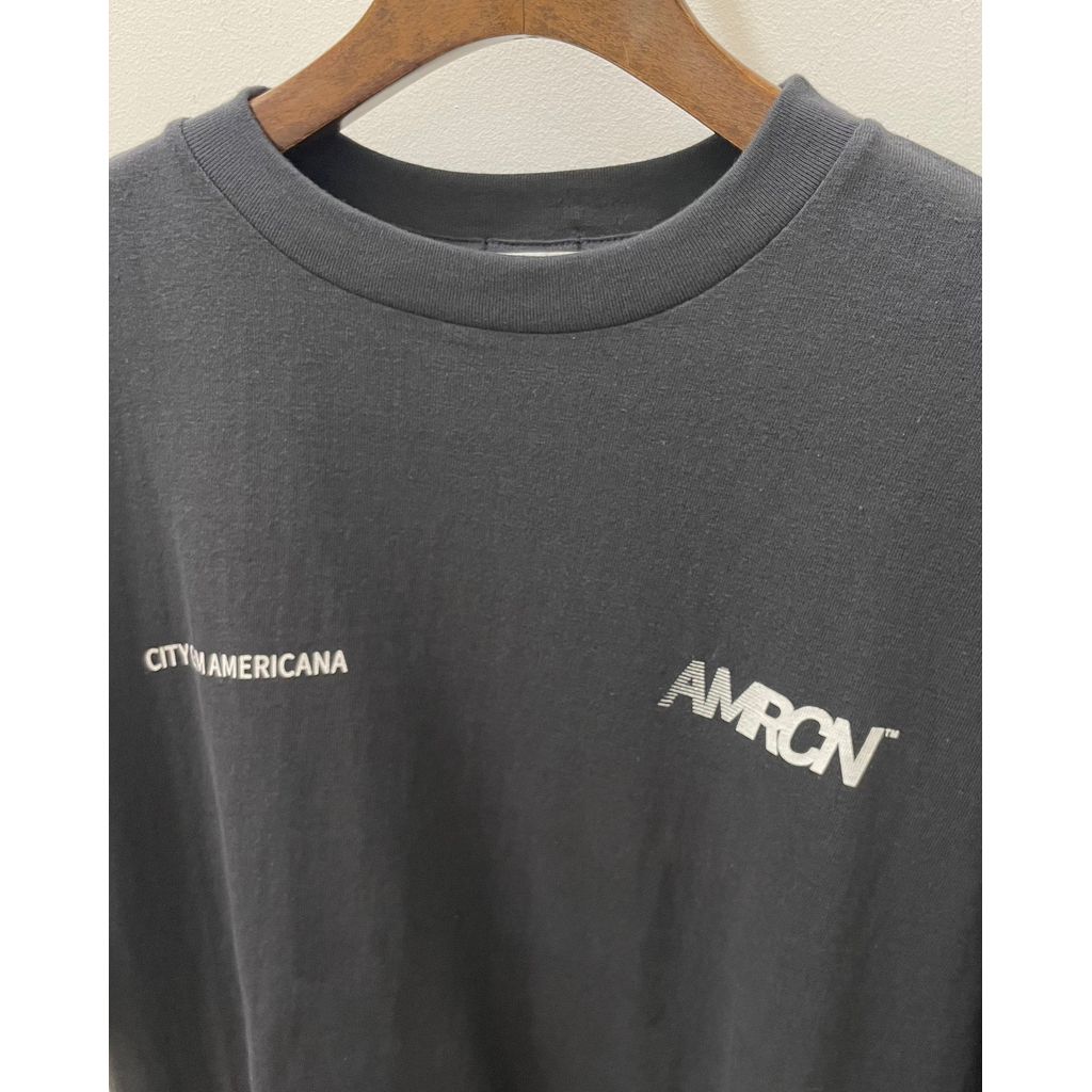 Americana ラフィー丸胴 プリントT