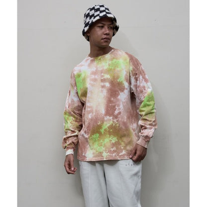 BAL LOGO TIE DYE LS TEE by YUKIDYE