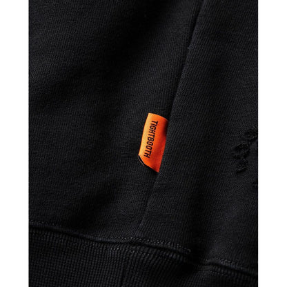 TIGHTBOOTH DAMAGE CREW SWEAT - TIGHTBOOTH x DELUXE