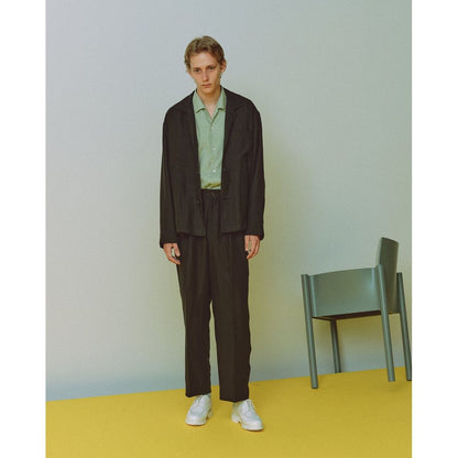 MARKAWARE  ORGANIC COTTON LOAN ITALIAN OPEN COLLAR SHIRT