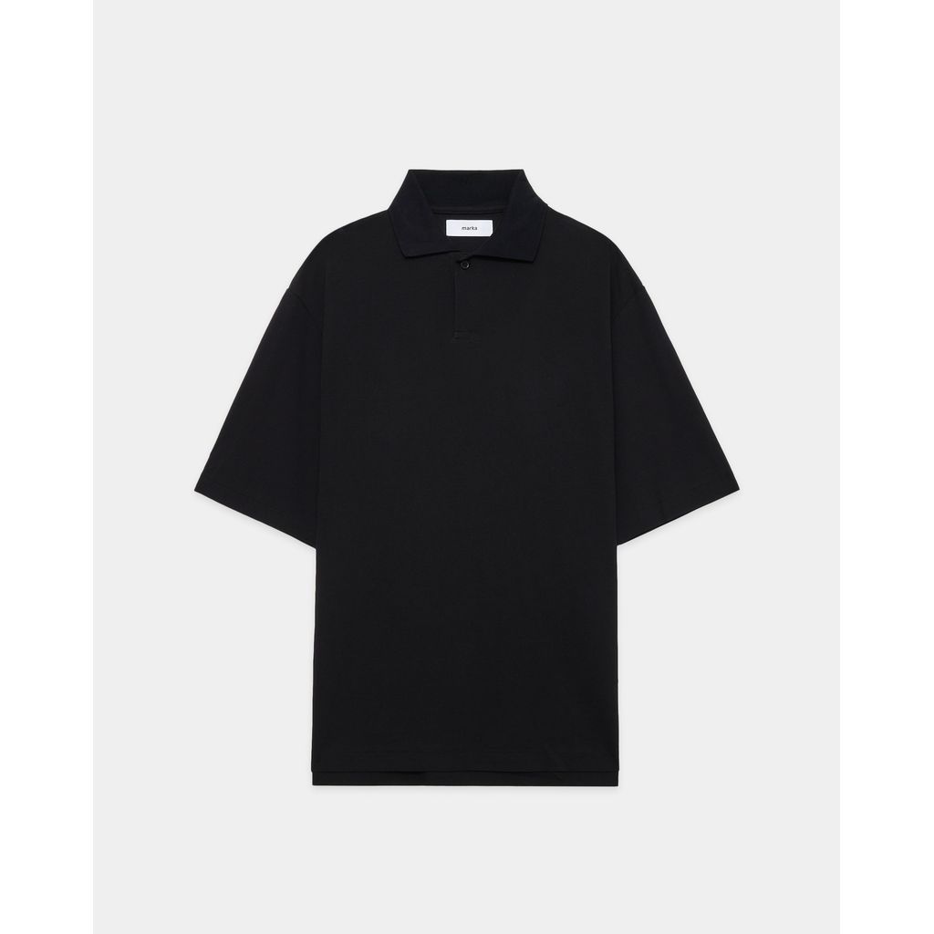 marka 40//1 Organic Cotton High Twisted Pique One Button Tee S/S