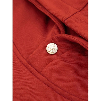 VANDY THE PINK CLASSIC FLOWER LOGO HOODIE （BURGUNDY）