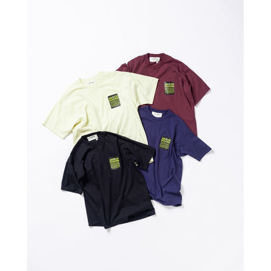 ANACHRONORM STICKER MOTIF PRINTED S/S T-S