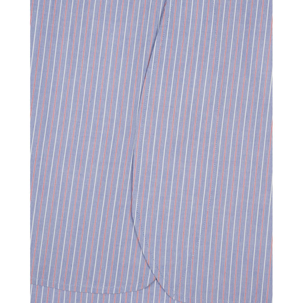 BRAIN DEAD Brooks Brothers California Half Placket Oxford Button Up Shirt - Blue