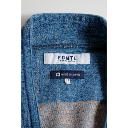FDMTL BORO JAQUARD HAORI SHIRT 3YR WASH