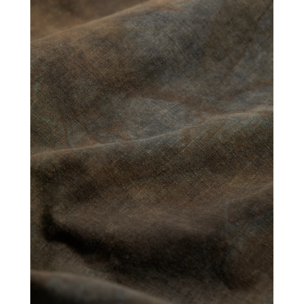 ANACHRONORM  AN374-B SULFUR DYED RIPSTOP REALTREE FATIGUE JACKET SULFUR BLACK