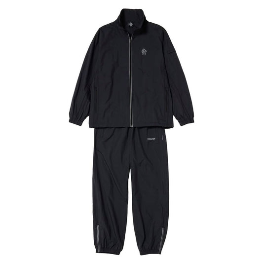 ALWAYTH / TRAINING JACKET ＆ PANTS SET / REFLECT PRINTED / BLACK