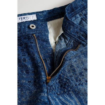 FDMTL BORO JAQUARD WIDE PANTS RINSE