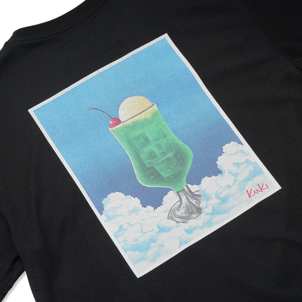 HOMBRE NINO S/S PRINT TEE (CREAM SODA)