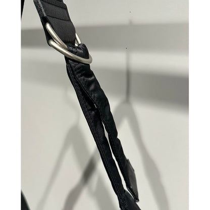 COMME des GARCONS HOMME COTTON NYLON TWILL SHOULDER BAG（BLACK）