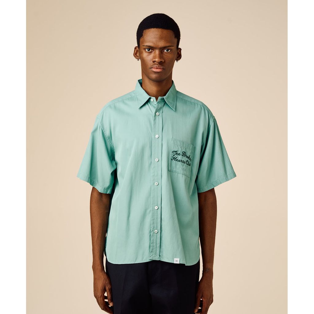BEDWIN & THE HEARTBREAKERS S/S EMBROIDERED SHIRT "BLUNT"