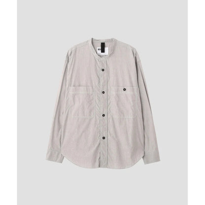 MHL. WORN COTTON HAIRLINE STRIPE SHIRT