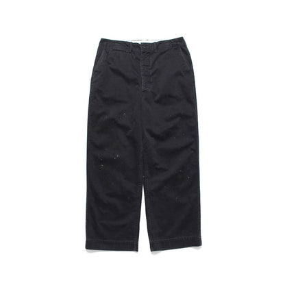 BOWWOW BLACK WORK TROUSERS AGED