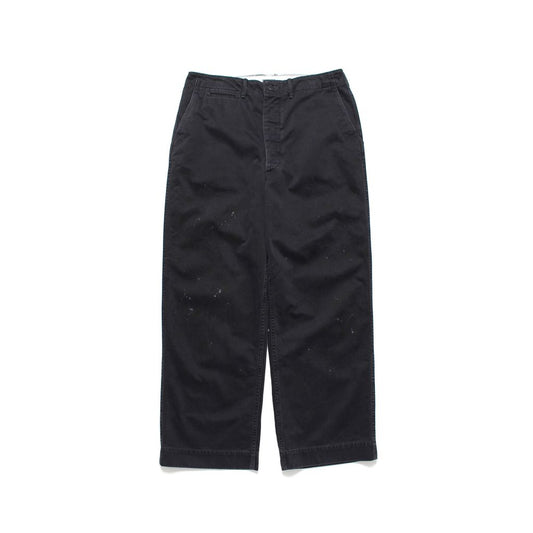 BOWWOW BLACK WORK TROUSERS AGED
