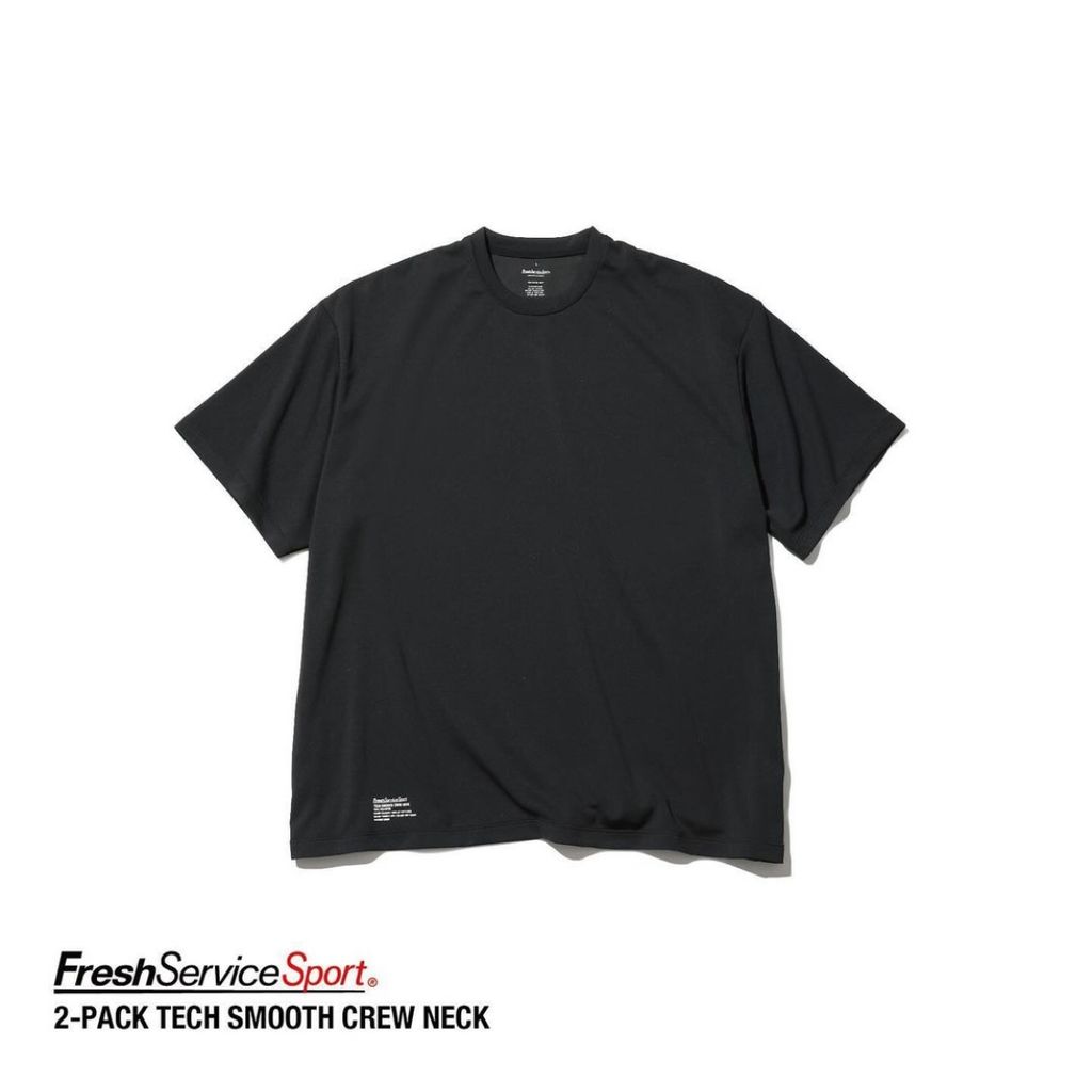 FreshService "2-PACK TECH SMOOTH CREW NECK"