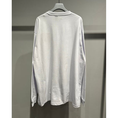 Ground Y×NEW ERA GROUND Y LOGO L/S OVERSIZED PERFORMANCE TEE WHITE