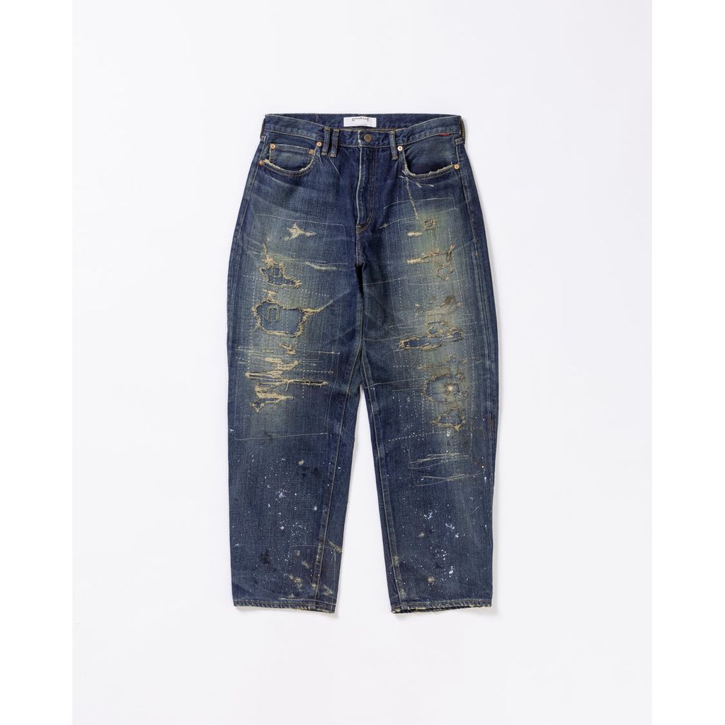 ANACHRONORM AN401 HARD REMAKED REGULAR TAPERED 5P PANTS INDIGO (REMAKE)