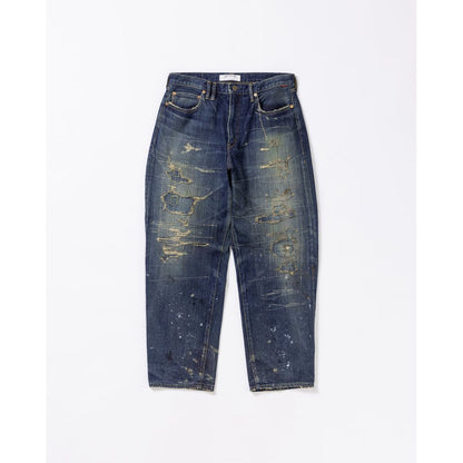 ANACHRONORM AN401 HARD REMAKED REGULAR TAPERED 5P PANTS INDIGO (REMAKE)