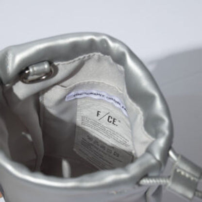 F/CE. TECH LEATHER EYELET POCHETTE