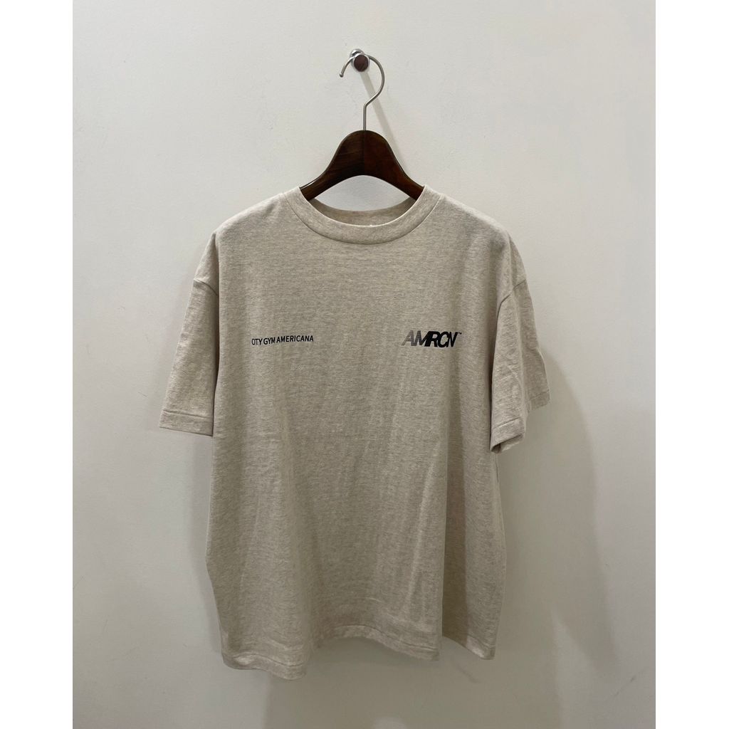 Americana ラフィー丸胴 プリントT