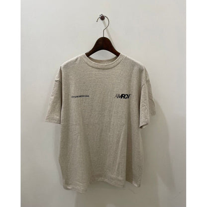 Americana ラフィー丸胴 プリントT