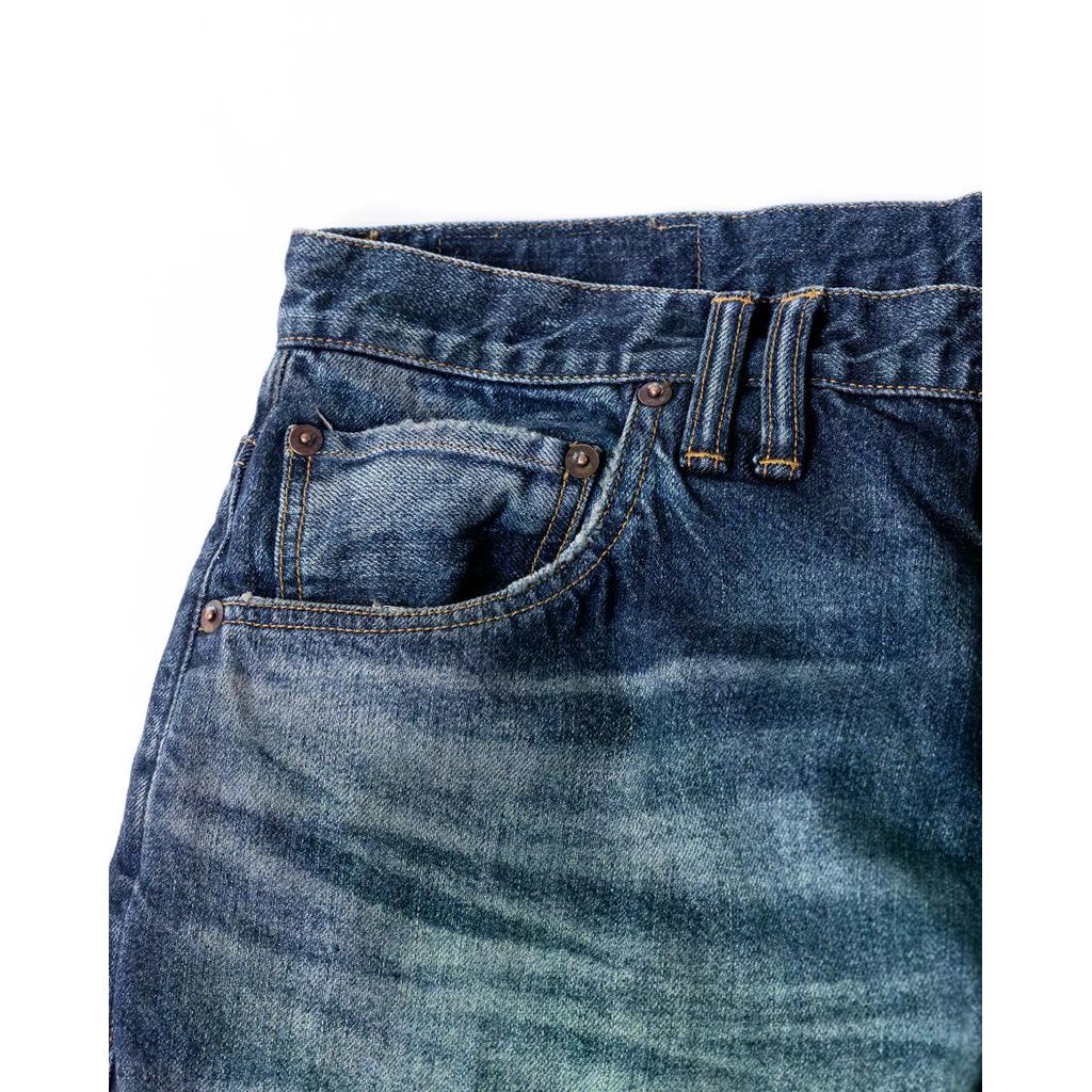ANACHRONORM AGING WIDE 5P DENIM PANTS INDIGO