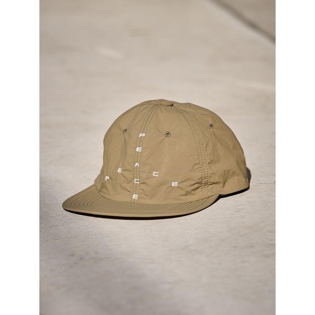 GARBAGE INDUSTRIES SOFT BRIM 6 PANEL CAP(BIG PEACE)